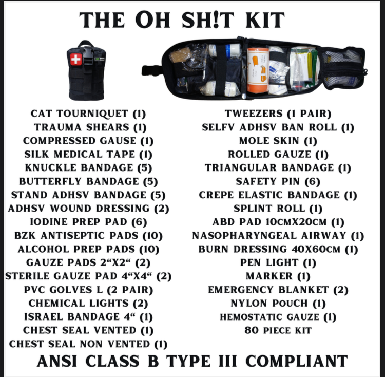 Oh Sh*t Kit | Emergency Trauma Med Kit