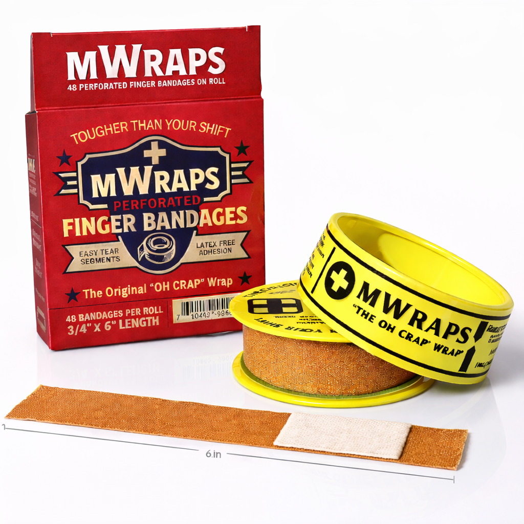 Mwraps ™: Finger Bandages on a Roll